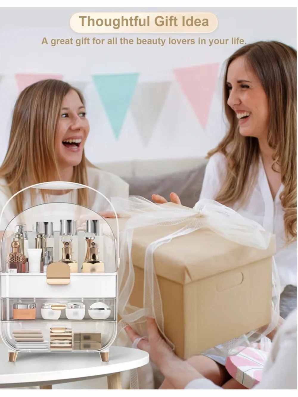 🆕 Anylady Makeup Organizer Countertop, /Skincare Holder